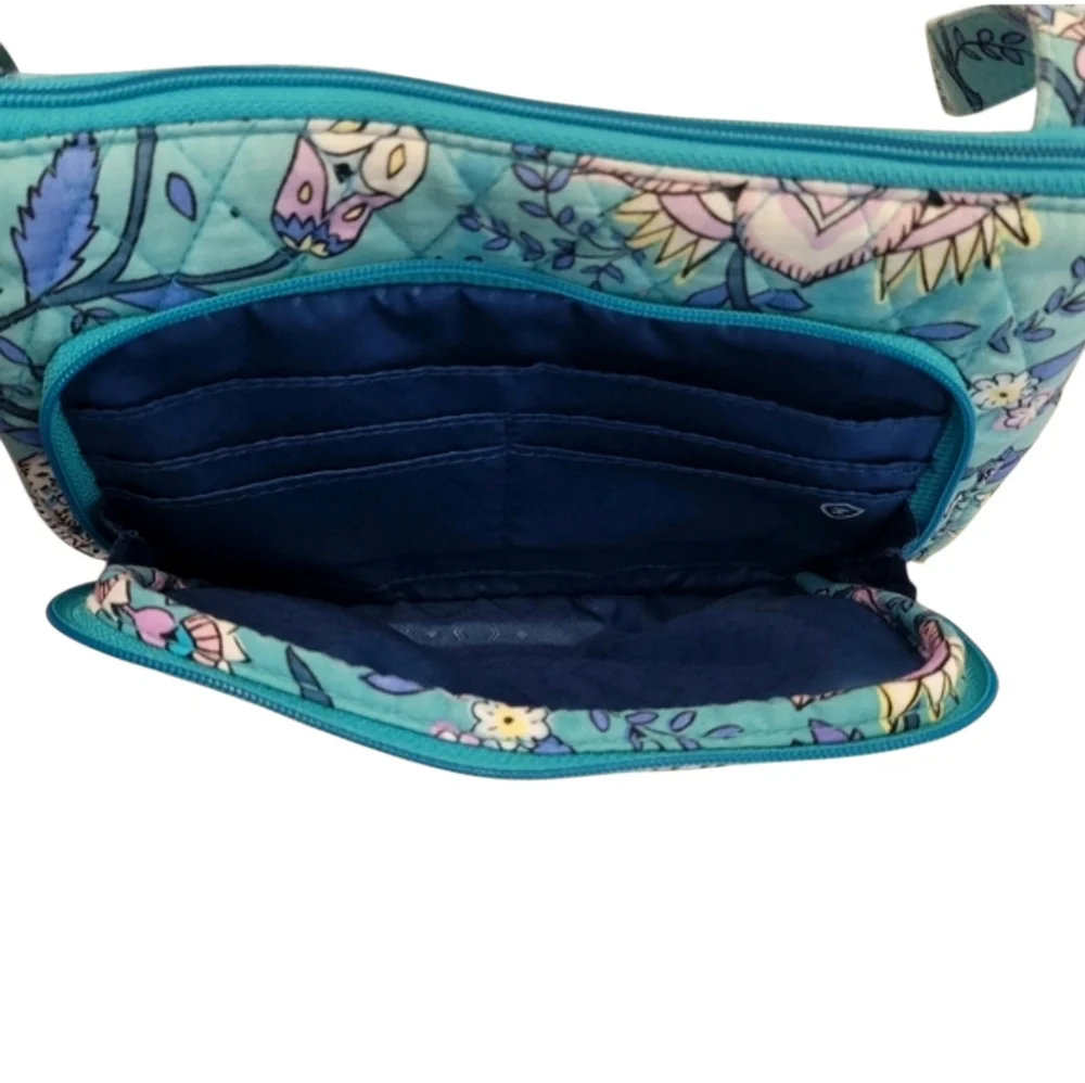 Vera Bradley Little Hipster Crossbody Bag in Peacock Garden